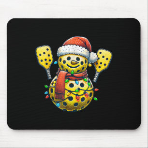 Santa Hut Schneemann Familie passend Ckleball Weih Mousepad