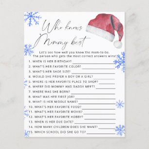 Santa Hut - Wer kennt Mami am besten