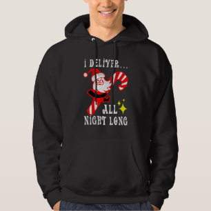 Santa I liefert die ganze Nacht lang schmutzigen W Hoodie