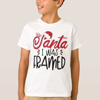 Santa I war Gerahmt T-Shirt