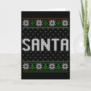 Santa ich bin so gut Santa kam zweimal Paare Hässl Karte