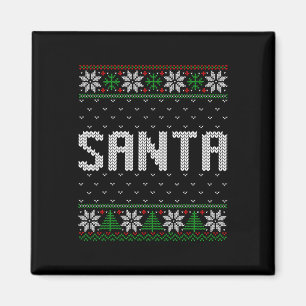 Santa ich bin so gut Santa kam zweimal Paare hässl Magnet