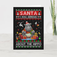 Santa ich war ernst gemeint mit dem Nilpferd Lusti