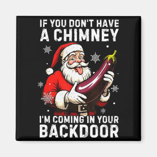 Santa If You Dont Have A Chimney Im Coming In Your Magnet