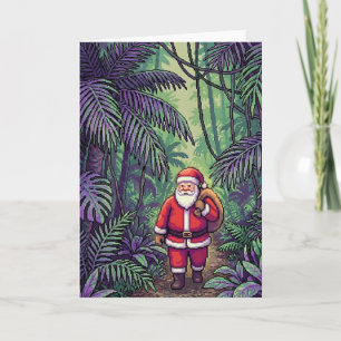 Santa im Dschungel Karte