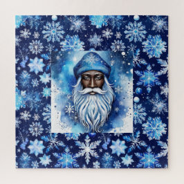 Santa in Blue Puzzle