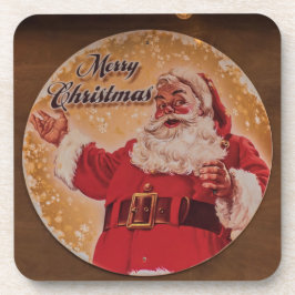 Santa in der Rundsicht Untersetzer