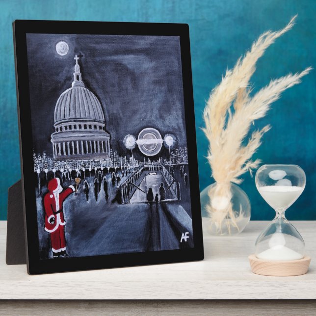 Santa in London Painting by Alfred Fox Fotoplatte (Seite)