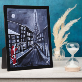 Santa in Paris Painting by Alfred Fox Fotoplatte