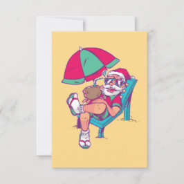 SANTA IN VACATION CHRISTMAS IM JULI DANKESKARTE