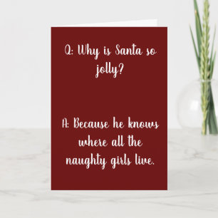 **SANTA IST EIN JOLLY MAN** KARTE