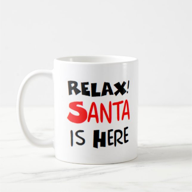 Santa ist hier kaffeetasse (Links)