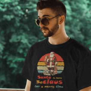 Santa ist hier, Sunset Vintag Retro Sweatshirt