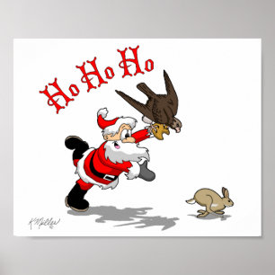 Santa jagen poster