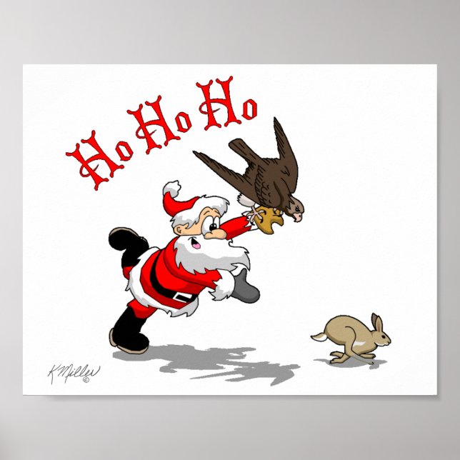 Santa jagen poster (Vorne)
