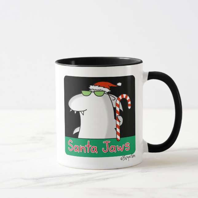 Santa Jaws Tasse (Rechts)