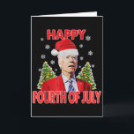 Santa Joe Biden Frohes 4. Juli Lustiges Frohes Wei Karte<br><div class="desc">Santa Joe Biden Frohes 4. Juli Lustiges Frohes Weihnachten Für Frauen Männer</div>