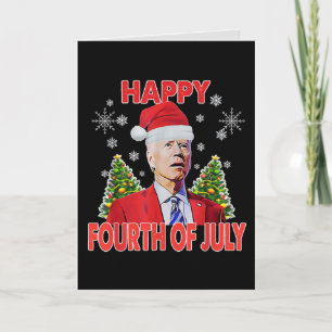 Santa Joe Biden Happy 4. Juli Weihnachten