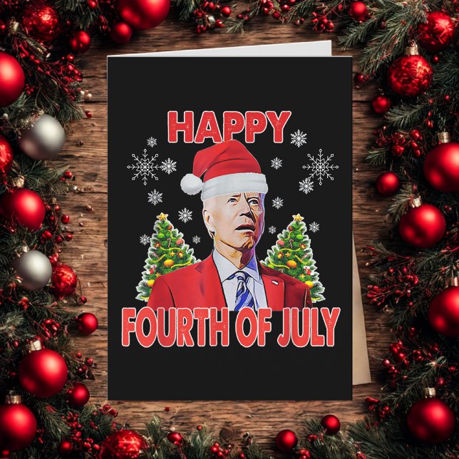 Santa Joe Biden Happy 4. Juli Weihnachten (Von Creator hochgeladen)