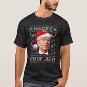 Santa Joe Biden Happy 4Th Of July T-Shirt