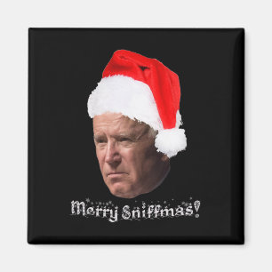 Santa Joe Biden Weihnachten Satire Design Pro Trum Magnet