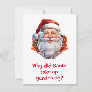 Santa Jokes Feiertagskarte