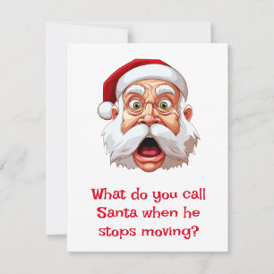 Santa Jokes Feiertagskarte