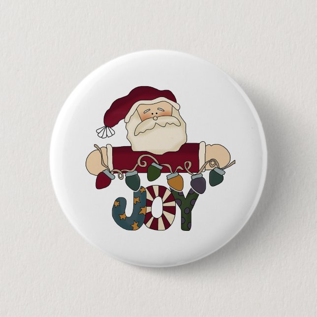 Santa Joy Button (Vorderseite)