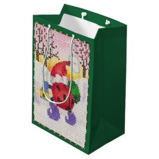 Santa-Käfer-Geschenktasche Mittlere Geschenktüte