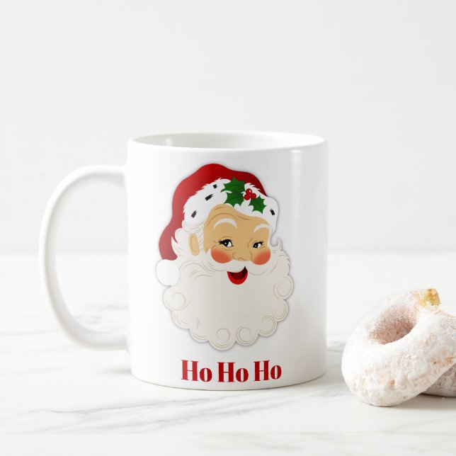 Santa Kaffeetasse (Mit Donut)