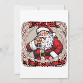 Santa kam zweimal! feiertagskarte