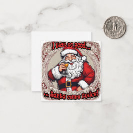 Santa kam zweimal! mitteilungskarte