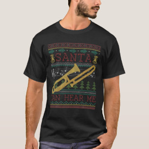 Santa kann mir Trombones hässlichen Weihnachtskrau T-Shirt