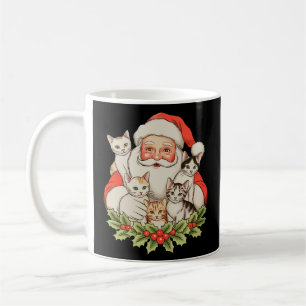 Santa Kätzchen Katzen Weihnachten Xmas Urlaub Kaffeetasse
