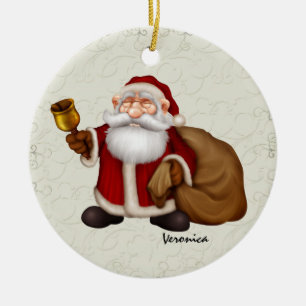 Santa Keramikornament