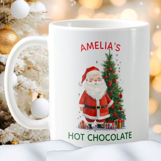 Santa Kids Children Festliche Weihnachten Niedlich Kaffeetasse (Von Creator hochgeladen)