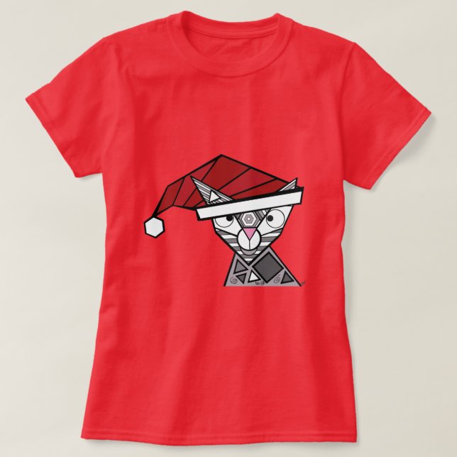 Santa Kitty T-Shirt (Design vorne)