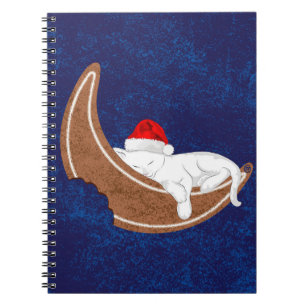 Santa Kitty und der Lebkuchenmond Notizblock