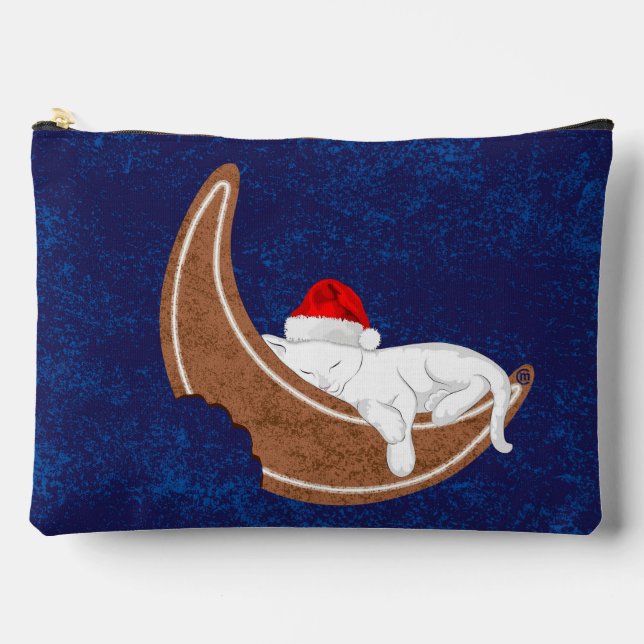 Santa Kitty und der Lebkuchenmond Zubehörtasche (Vorderseite)