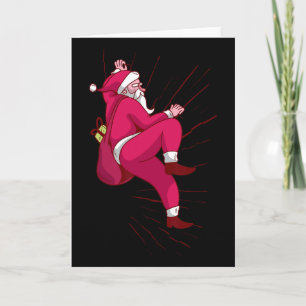 Santa Kletter-Weihnachtsgeschenk Karte