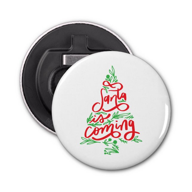 Santa kommt flaschenöffner (Vorderseite)