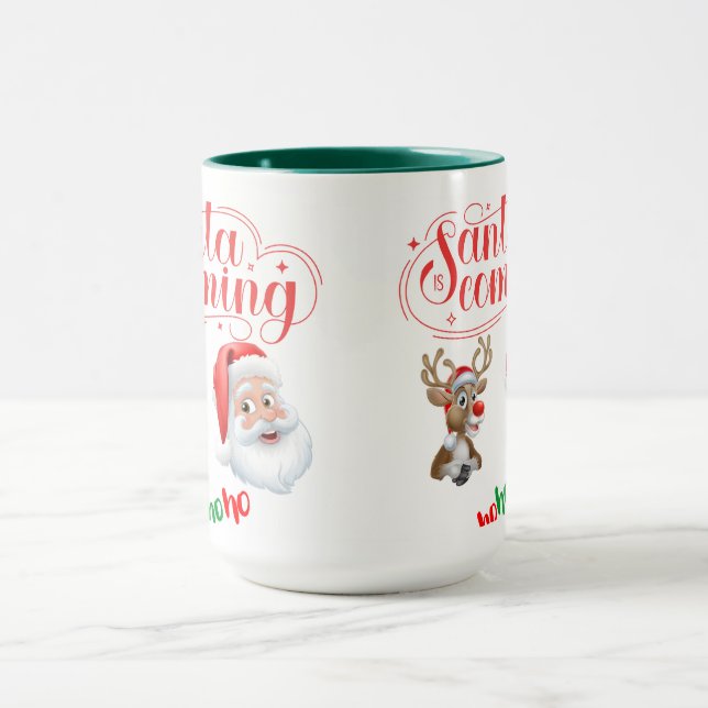 Santa kommt tasse (Zentrum)