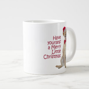 Santa Labrador Jumbo Tasse
