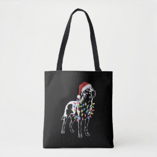 Santa Labrador Retriever Christmas Light Hund Love