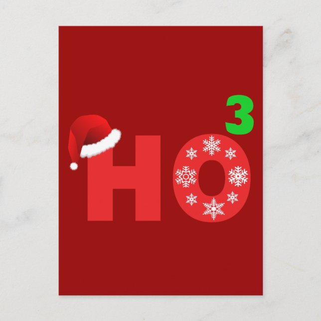 Santa lacht über Weihnachten (Vorderseite)