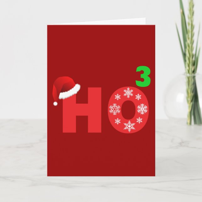 Santa lacht über Weihnachten (Vorderseite)