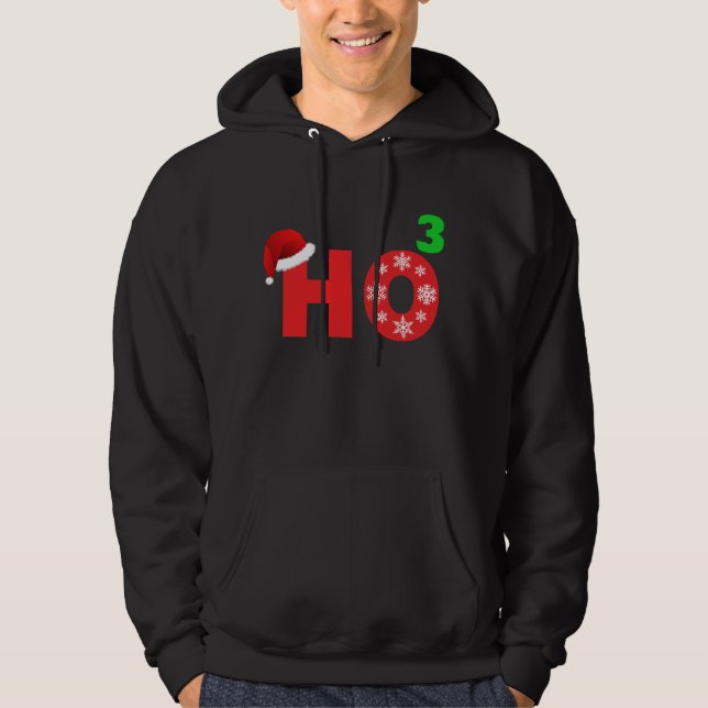 Santa lacht zu Weihnachten Hoodie (Vorderseite)