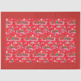 Santa Land Seidenpapier