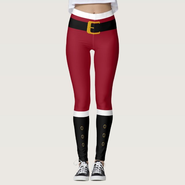 Santa Leggings-Red Leggings (Vorderseite)