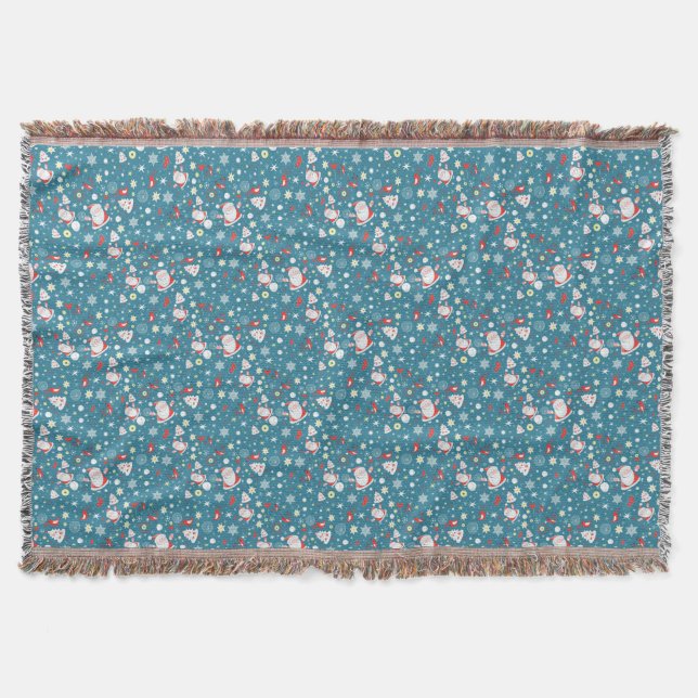 Santa Liebe Pattern Decke (Vorderseite)